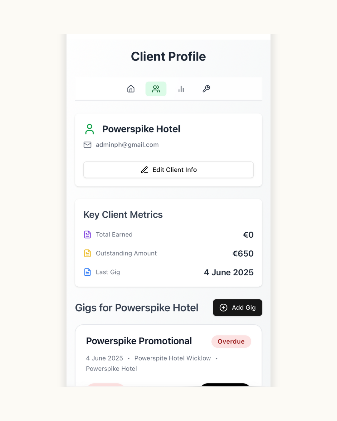 Client Profile